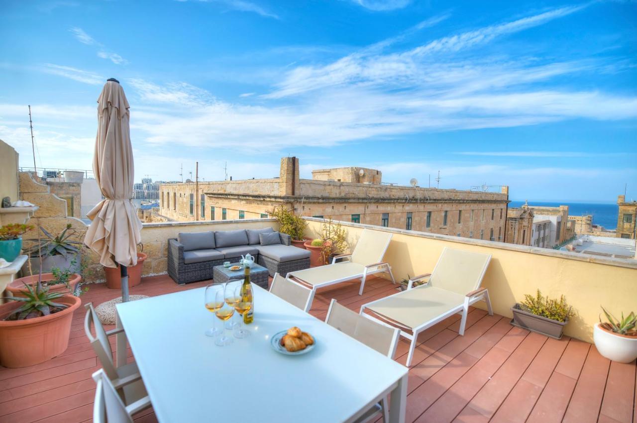 Comfy 1 Bedroom - Sun Terrace & Sea Views Gbuh1-1 Valletta Bagian luar foto